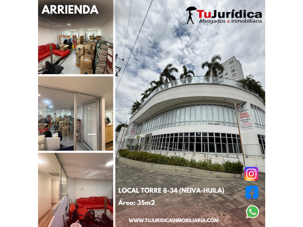 SE ARRIENDA LOCAL EDFICIO 8-34 (NEIVA-HUILA) - 1