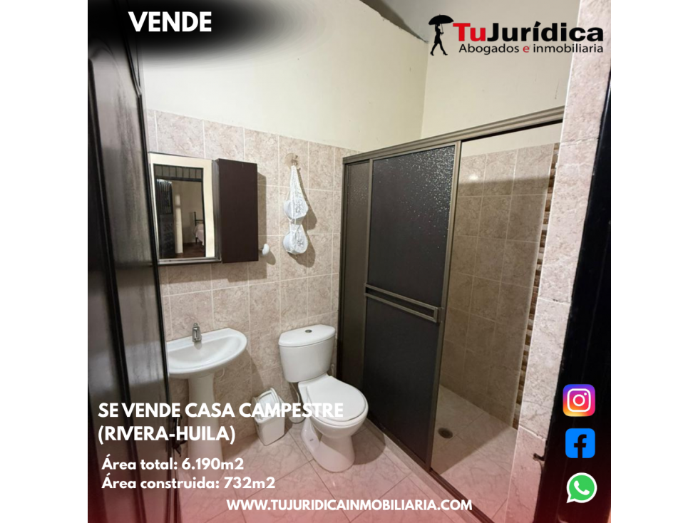 SE VENDE CASA CAMPESTRE VEREDA RIVERITA (RIVERA-HUILA) - 2