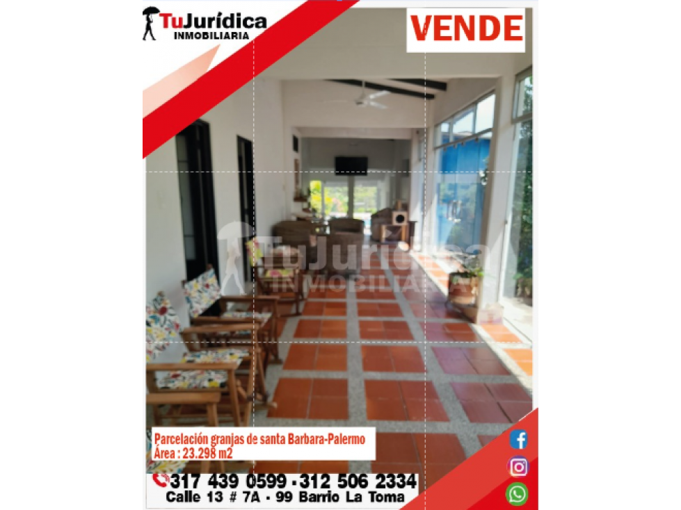 SE ARRIENDA HERMOSA FINCA - PALERMO (HUILA - COLOMBIA) - 1