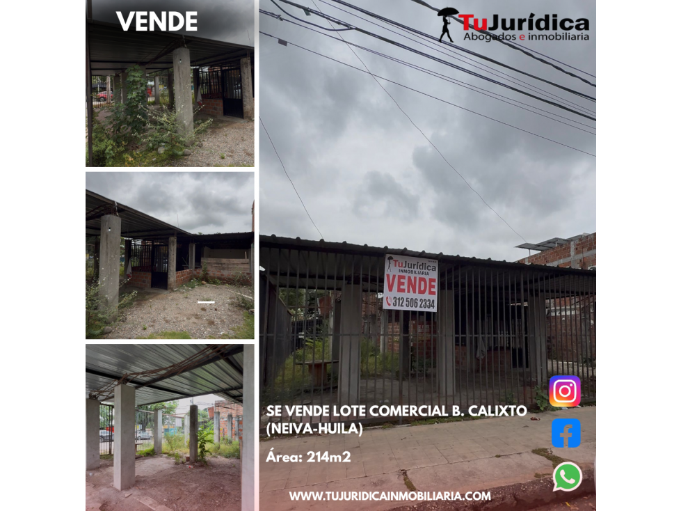 LOTE COMERCIAL B. CALIXTO (NEIVA-HUILA)