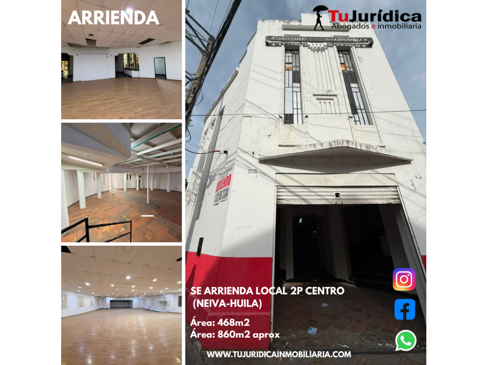 SE ARRIENDA LOCAL 2P CENTRO (NEIVA-HUILA) - 1