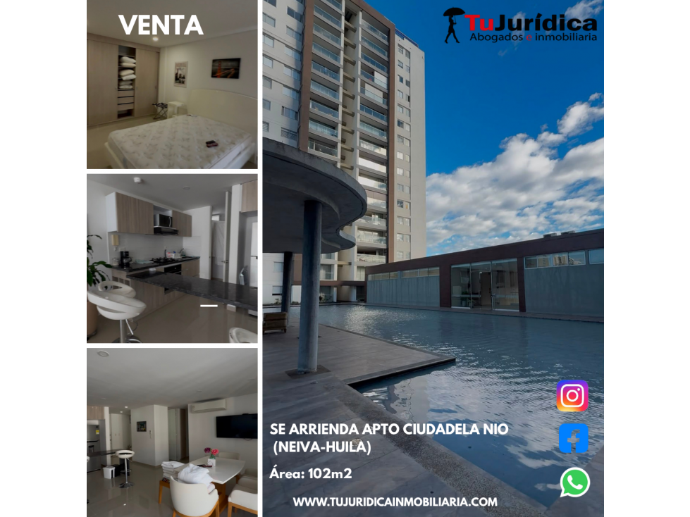 SE VENDE APTO CIUDADELA NIO (NEIVA-HUILA)