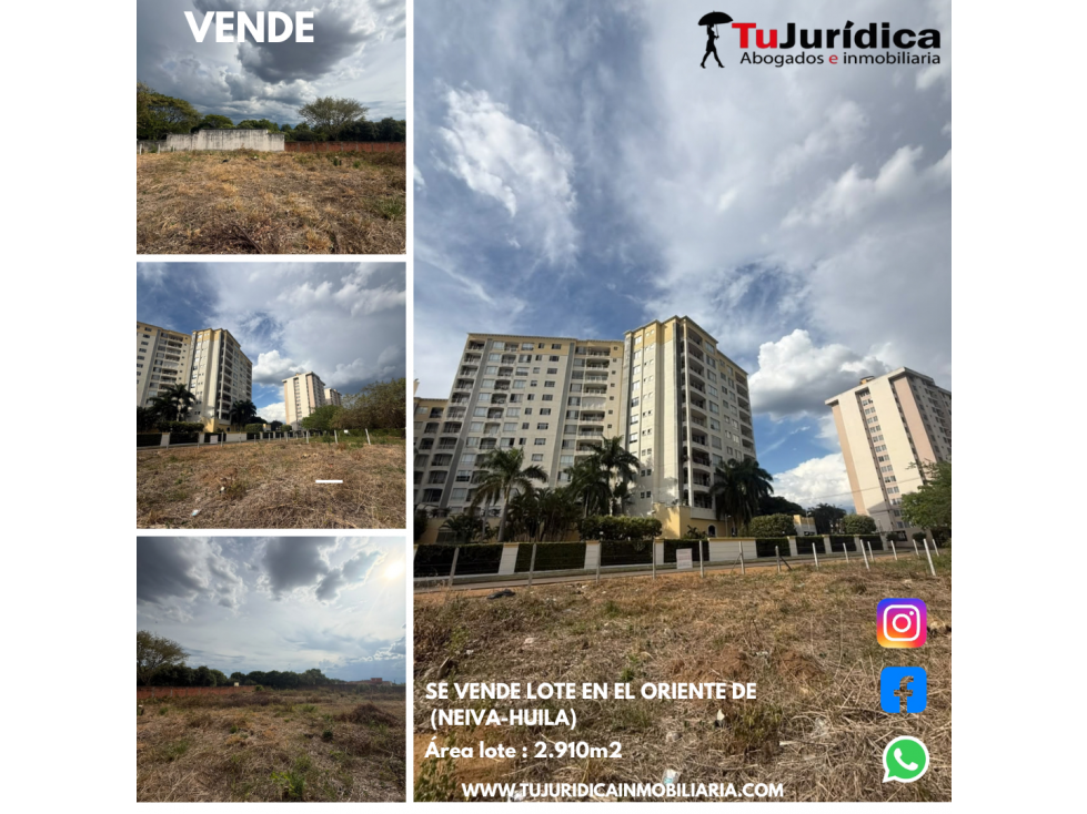 SE VENDE LOTE UBICADO EN EL ORIENTE DE NEIVA - 1