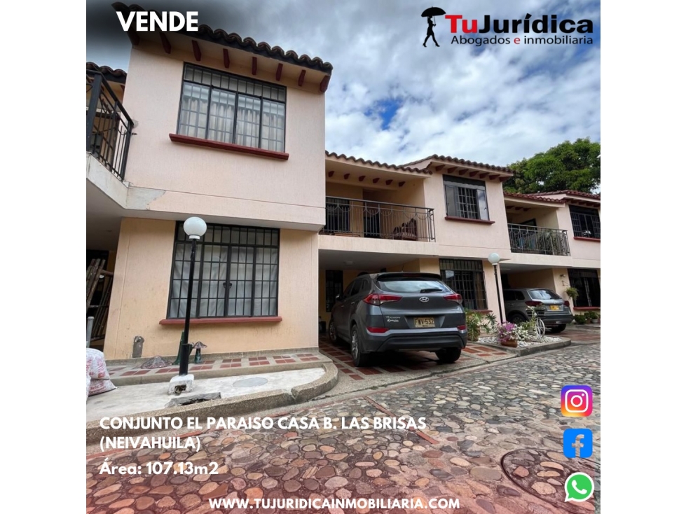 SE VENDE CASA 2P B.LAS BRISAS CONJUNTO EL PARAISO (NEIVA-HUILA) — foto 2