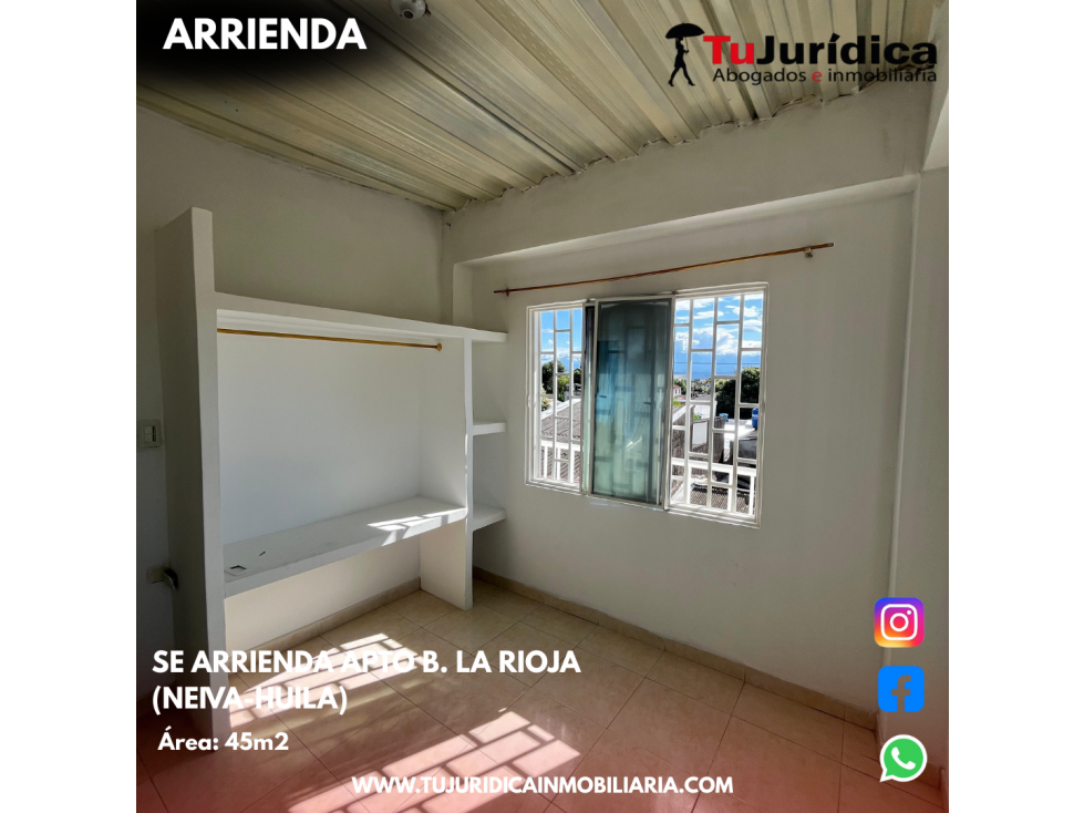 SE ARRIENDA ESPECTACULAR APTO B. LA RIOJA NEIVA (HUI-COL) - 2