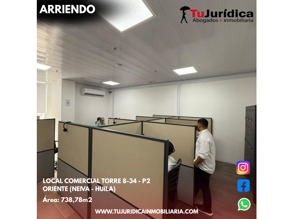 LOCAL COMERCIAL TORRE 8.34 P2 ORIENTE DE (NEIVA-HUILA) - 5