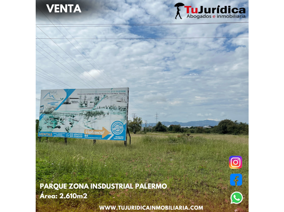 SE VENDE ESPECTACULAT LOTE ZONA INSDUSTRIAL PALERMO (HUILA-COL) - 6