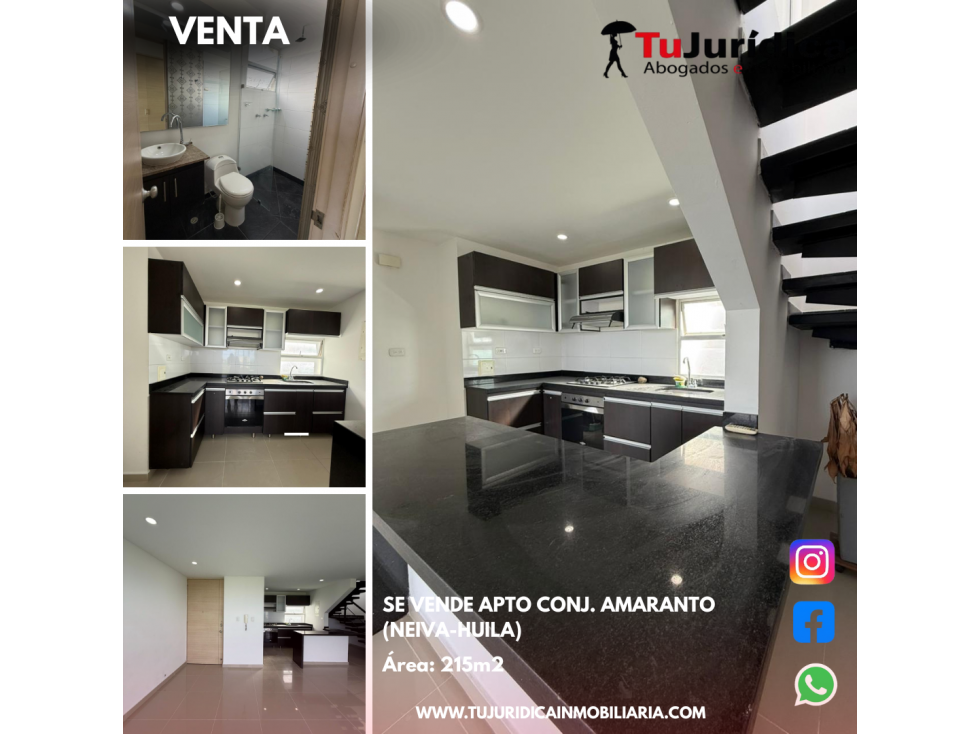 SE VENDE APTO CONJ. AMARANTO (NEIVA-HUILA) - 1