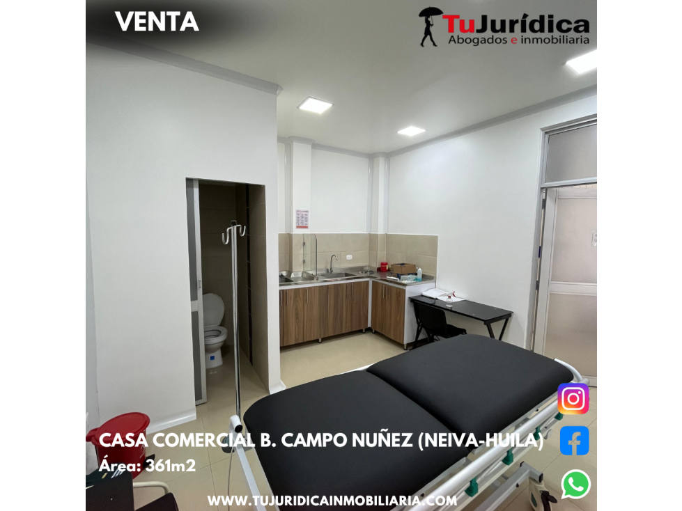 SE VENDE CASA COMERCIAL B. CAMPO NUÑEZ NEIVA (HUI-COL) - 3
