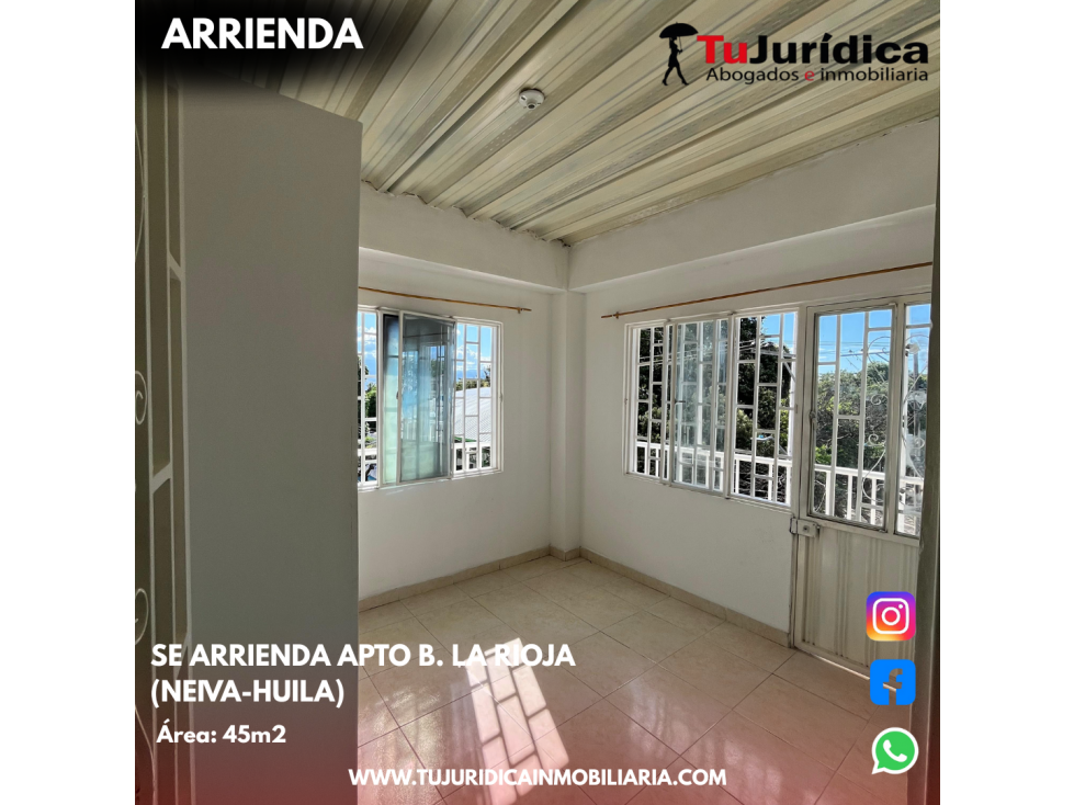 SE ARRIENDA ESPECTACULAR APTO B. LA RIOJA NEIVA (HUI-COL) - 6