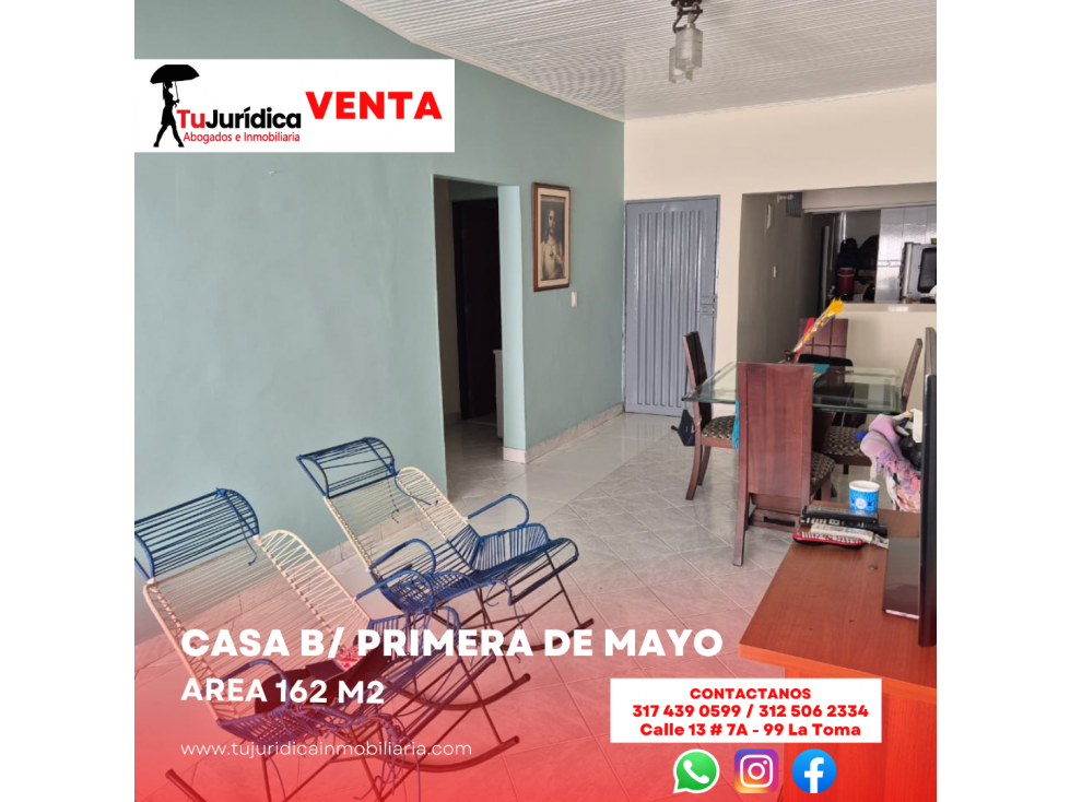 SE VENDE CASA 1 PISO B/ PRIMERA DE MAYO - NEIVA (HUILA-COL) - 4