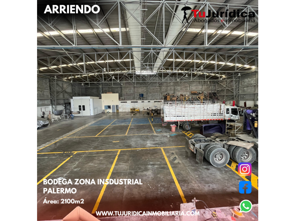 SE ARRIENDA ESPECTACULAR BODEGA ZONA INSDUSTRIAL PALERMO - 4