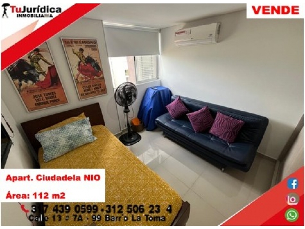 SE VENDE APARTAMENTO CIUDADELA NIO - NEIVA (HUILA-COL) - 2