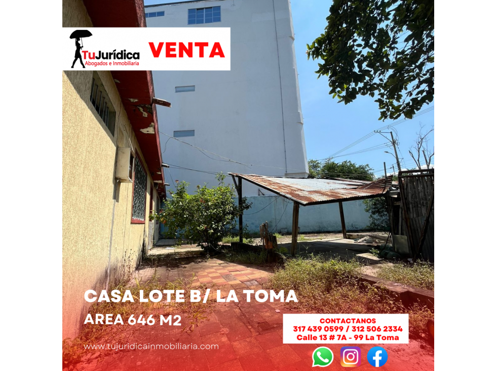 SE VENDE CASA LOTE B/ LA TOMA NEIVA (HUI-COL) — foto 2