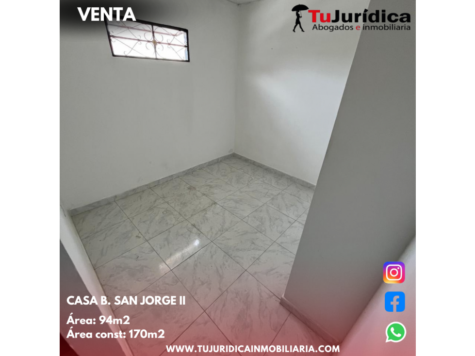 SE VENDE CASA B. SAN JORGE II - NEIVA (HUILA-COL) - 3