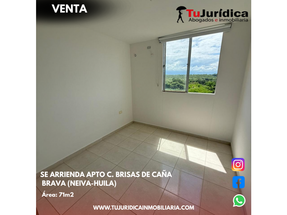 SE VENDE APTO C. BRISAS DE CAÑA BRAVA (NEIVA-HUILA) - 3