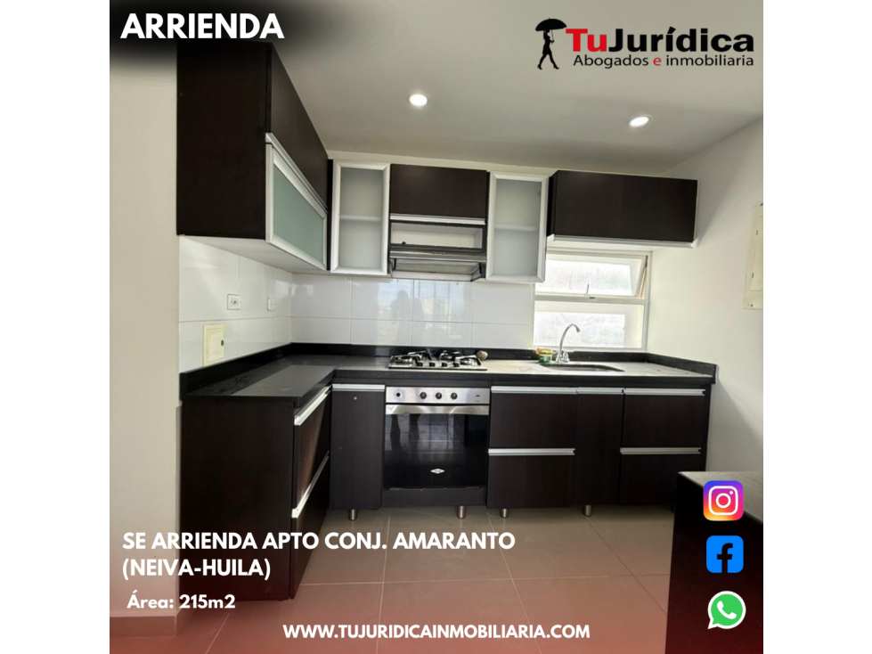 SE ARRIENDA APTO CONJ. AMARANTO (NEIVA-HUILA) — foto 3