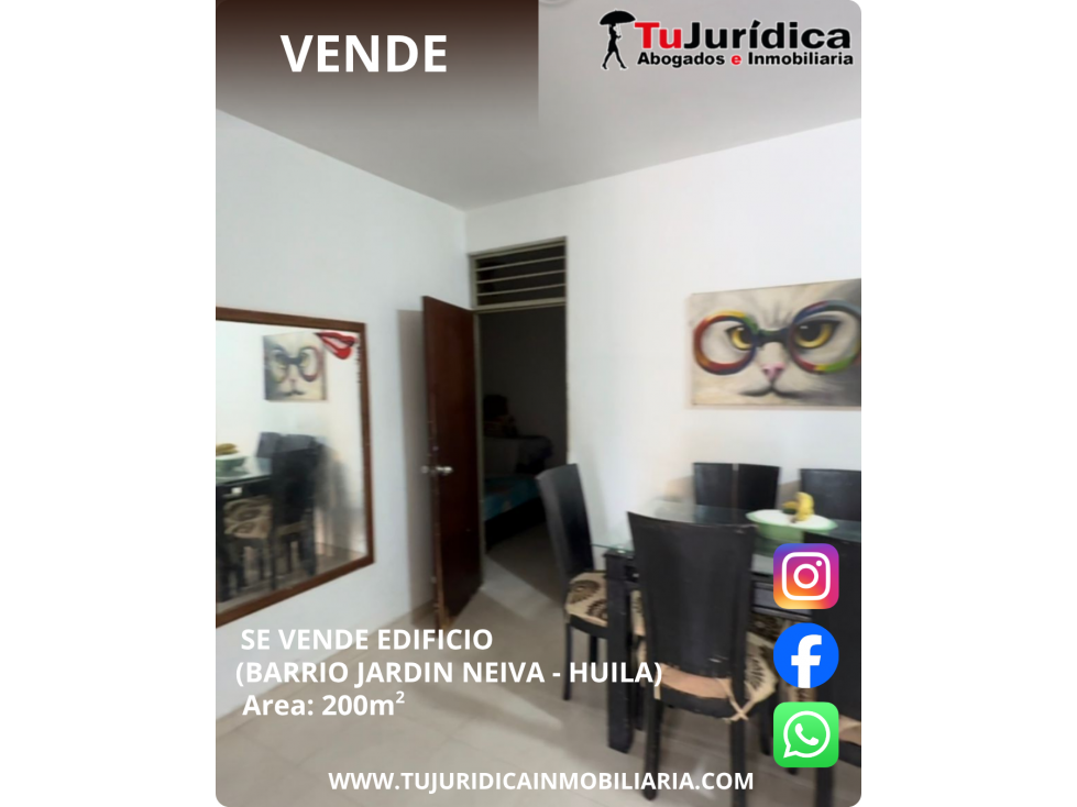 SE VENDE EDIFICIO - BARRIO JARDIN (NEIVA - HUILA) - 3