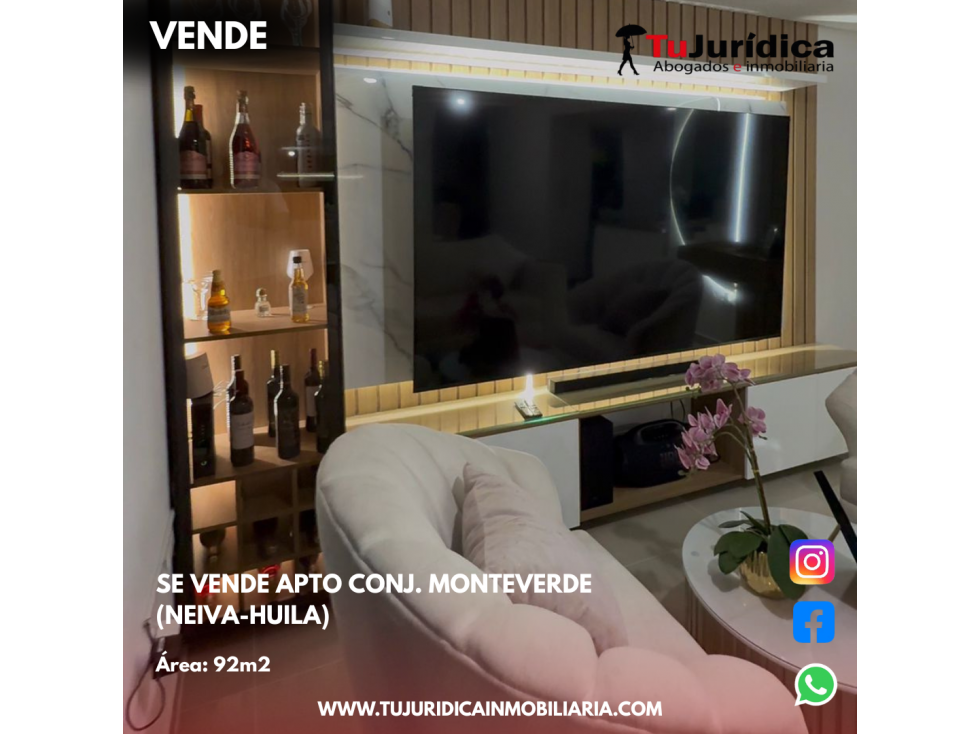SE VENDE APARTAMENTO CONJUNTO MONTEVERDE (NEIVA-HUILA) — foto 2