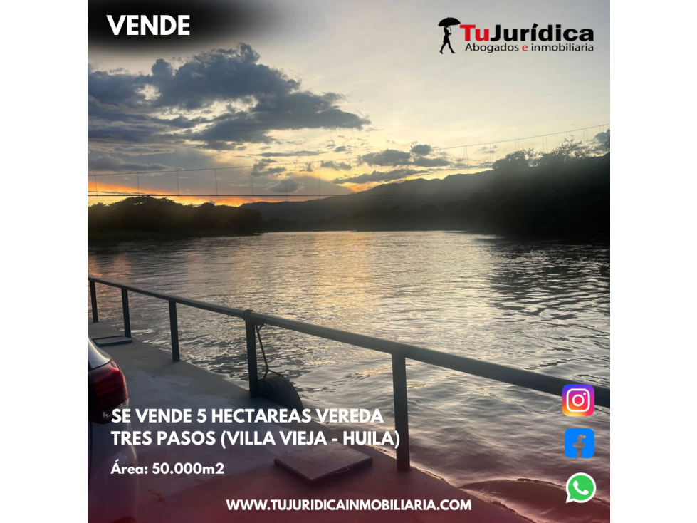 SE VENDE 5 HECTAREAS VEREDA TRES PASOS (VILLA VIEJA - HUILA) — foto 3