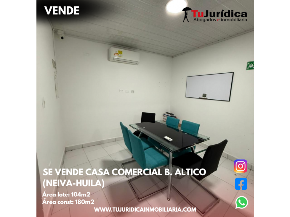 SE VENDE CASA COMERCIAL B. ALTICO (NEIVA-HUILA) — foto 3