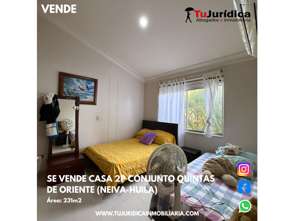 SE VENDE CASA 2P CONJ QUINTAS DE ORIENTE (NEIVA-HUILA) — foto 2