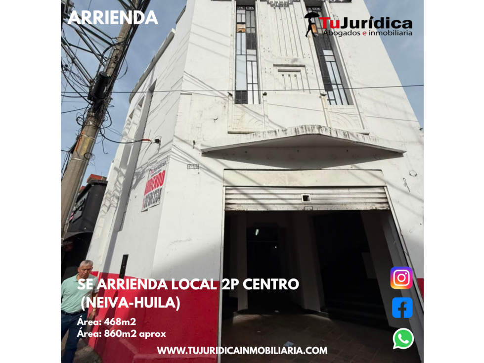 SE ARRIENDA LOCAL 2P CENTRO (NEIVA-HUILA) - 2