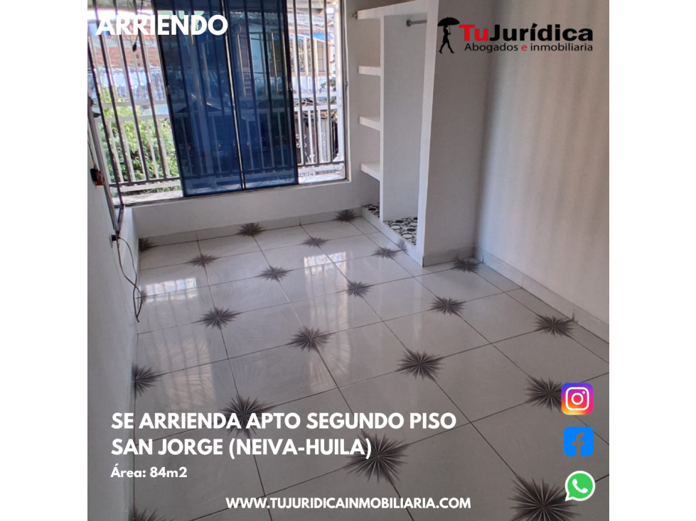 SE ARRIENDA APTO SEGUNDO PISO SAN JORGE (NEIVA - HUILA) — foto 2
