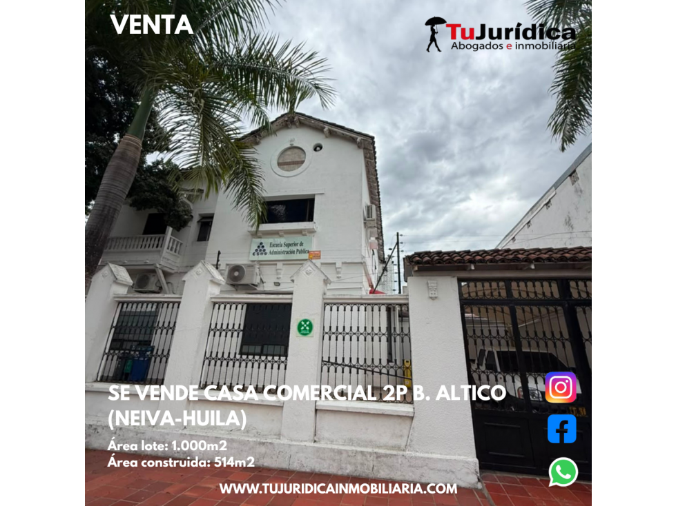 SE VENDE CASA COMERCIAL 2P B. ALTICO (NEIVA-HUILA) — foto 2