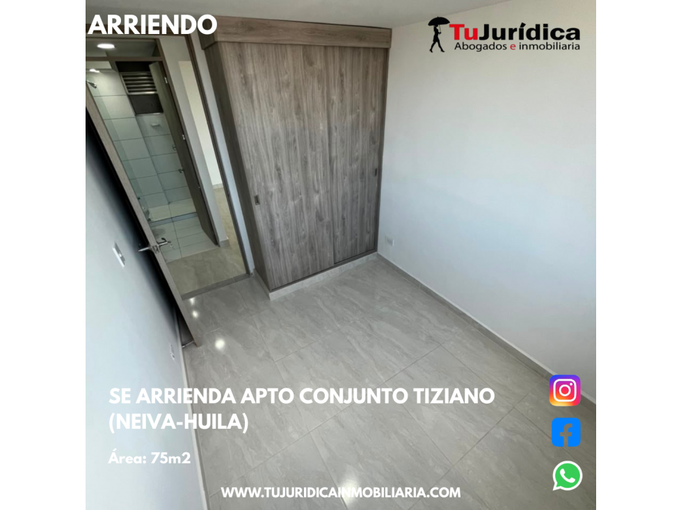 SE ARRIENDA APTO CONJUNTO TIZIANO (NEIVA-HUILA) — foto 2