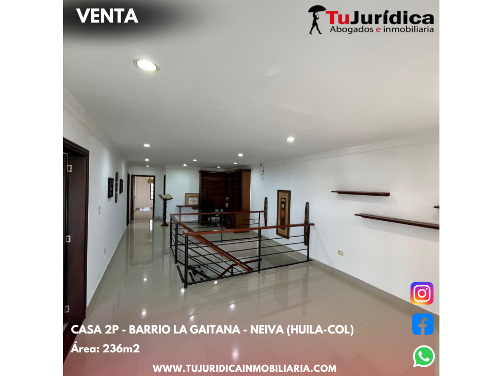 SE VENDE CASA 2P - BARRIO LA GAITANA - NEIVA (HUILA-COL) — foto 5