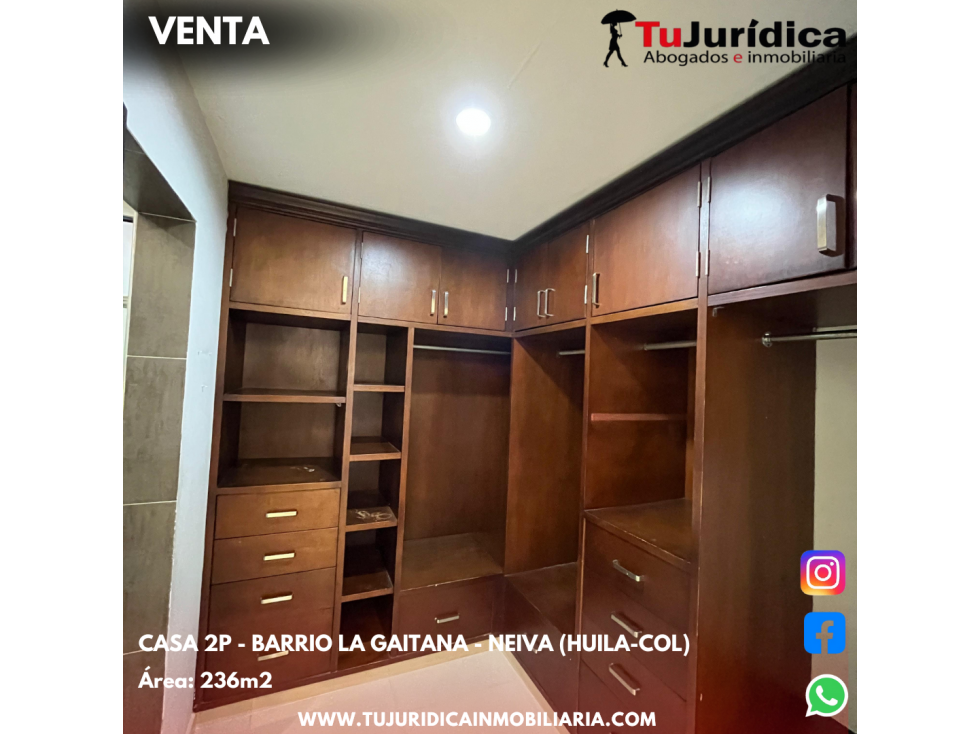 SE VENDE CASA 2P - BARRIO LA GAITANA - NEIVA (HUILA-COL) — foto 6