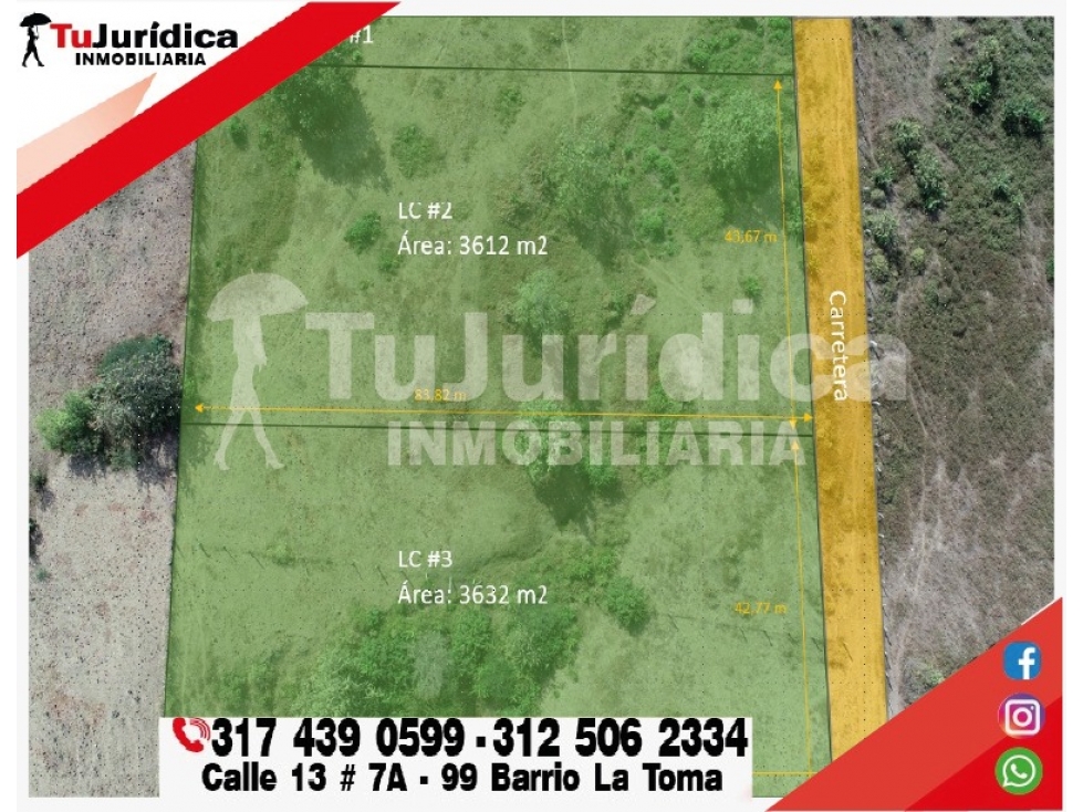 SE VENDE ESPECTACULAR LOTE PALERMO KM 2.2 - 3
