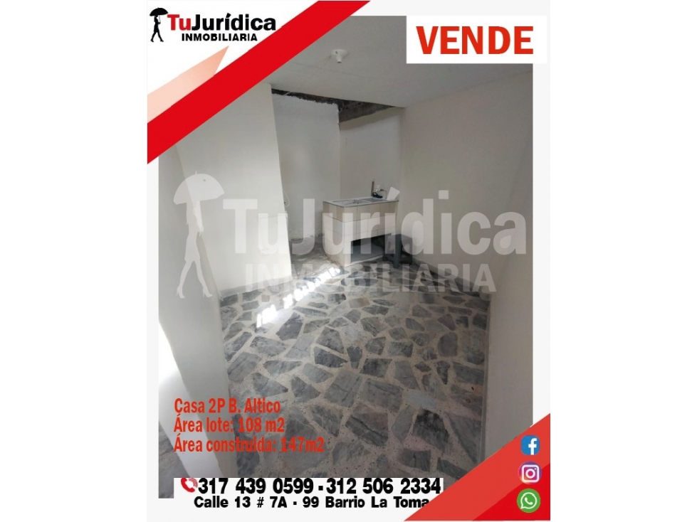 VENDE CASA 2P B. ALTICO - NEIVA (HUILA-COL) - 3