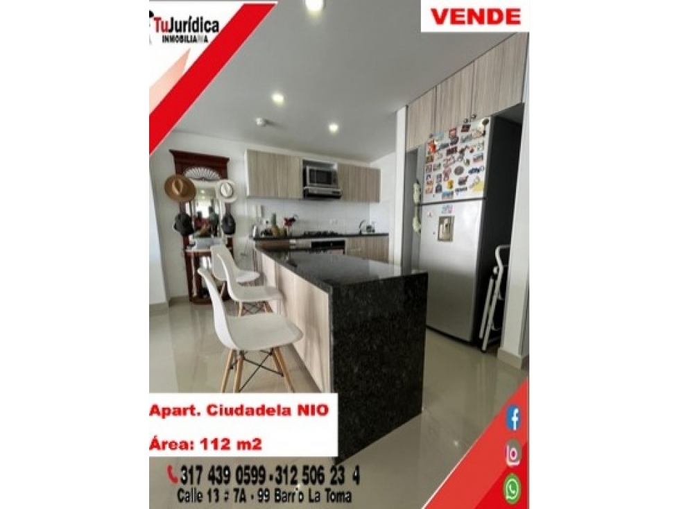 SE VENDE APARTAMENTO CIUDADELA NIO - NEIVA (HUILA-COL) - 3