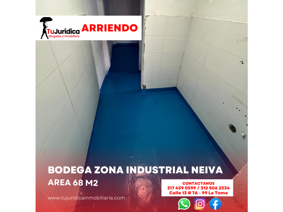 SE ARRIENDA BODEGA ZONA INDUSTRIAL NEIVA (HUI-COL) - 4