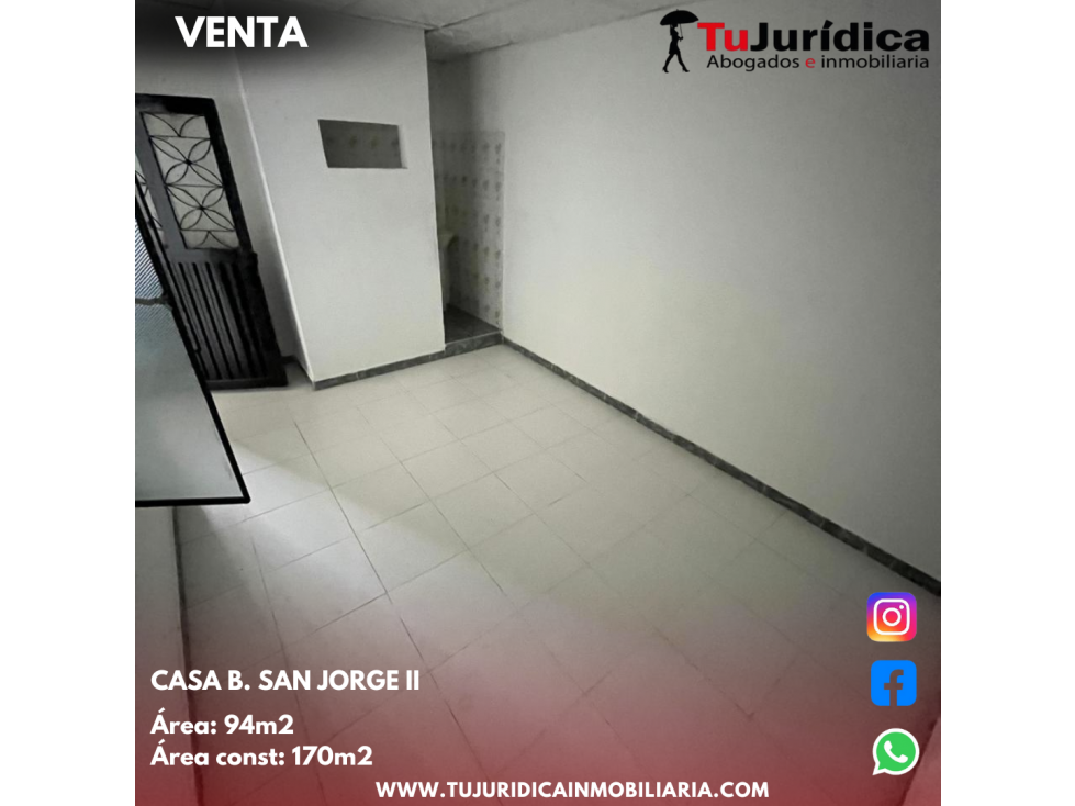SE VENDE CASA B. SAN JORGE II - NEIVA (HUILA-COL) - 4