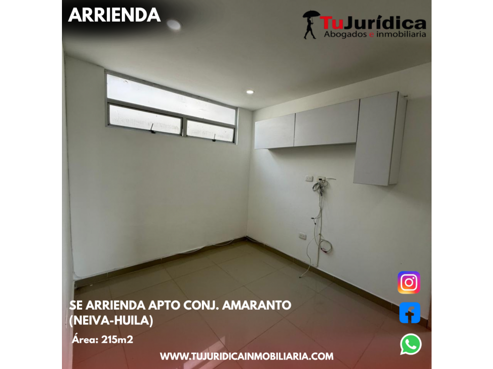 SE ARRIENDA APTO CONJ. AMARANTO (NEIVA-HUILA) — foto 5
