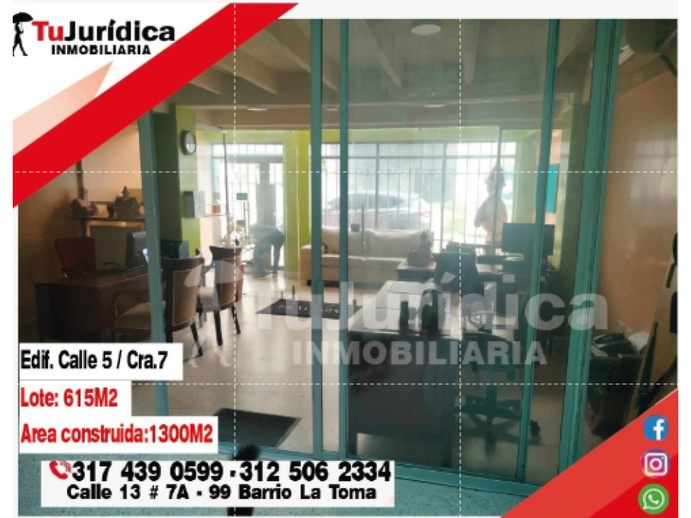 SE ARRIENDA EDIFICIO 4 PISOS CENTRO NEIVA - EDIFICACION INSTITUCIONAL - 3