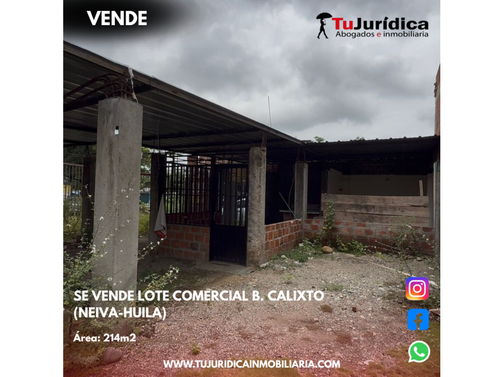 LOTE COMERCIAL B. CALIXTO (NEIVA-HUILA) — foto 3