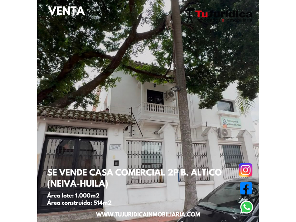 SE VENDE CASA COMERCIAL 2P B. ALTICO (NEIVA-HUILA) — foto 3