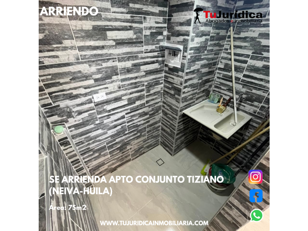 SE ARRIENDA APTO CONJUNTO TIZIANO (NEIVA-HUILA) — foto 3