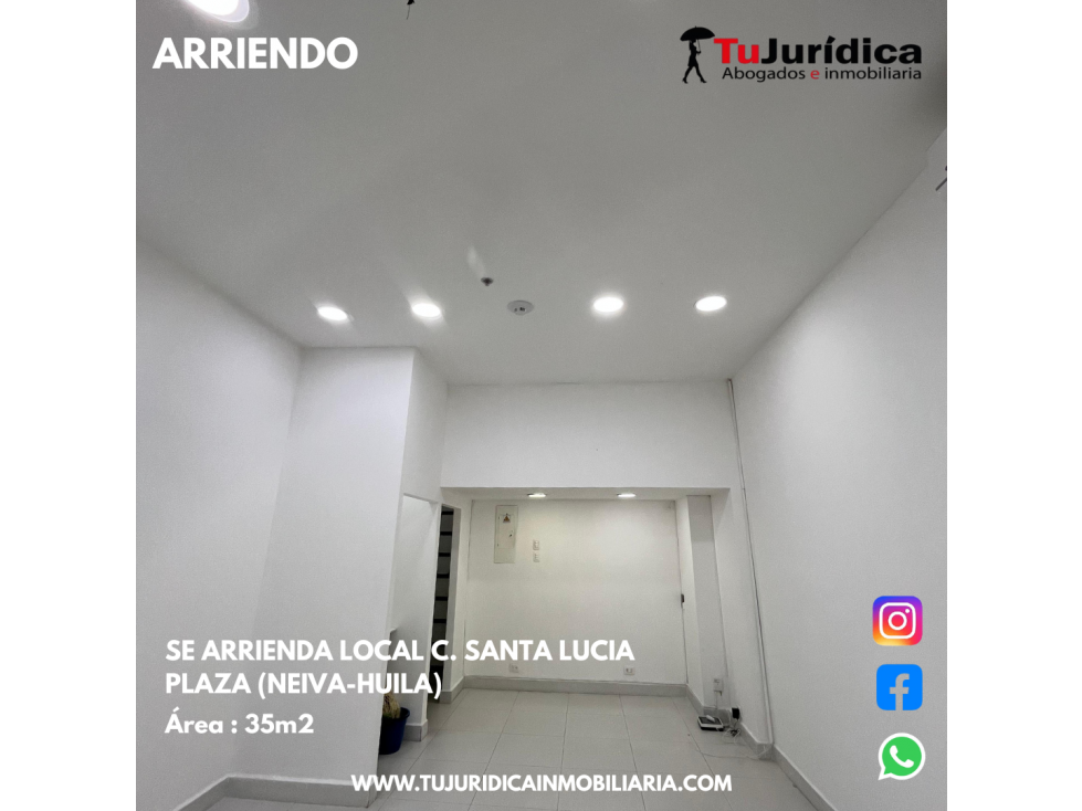 SE ARRIENDA LOCAL CC SANTA LUCIA PLAZA (NEIVA-HUILA) - 3