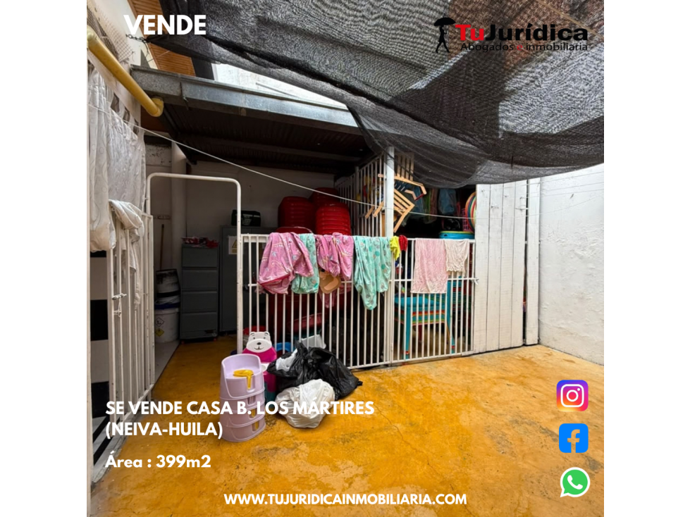 SE VENDE CASA B. MÁRTIRES (NEIVA-HUILA) — foto 3