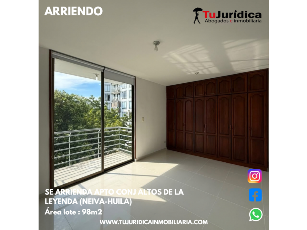 SE ARRIENDA APTO CONJ ALTOS DE LA LEYENDA (NEIVA-HUILA) — foto 3