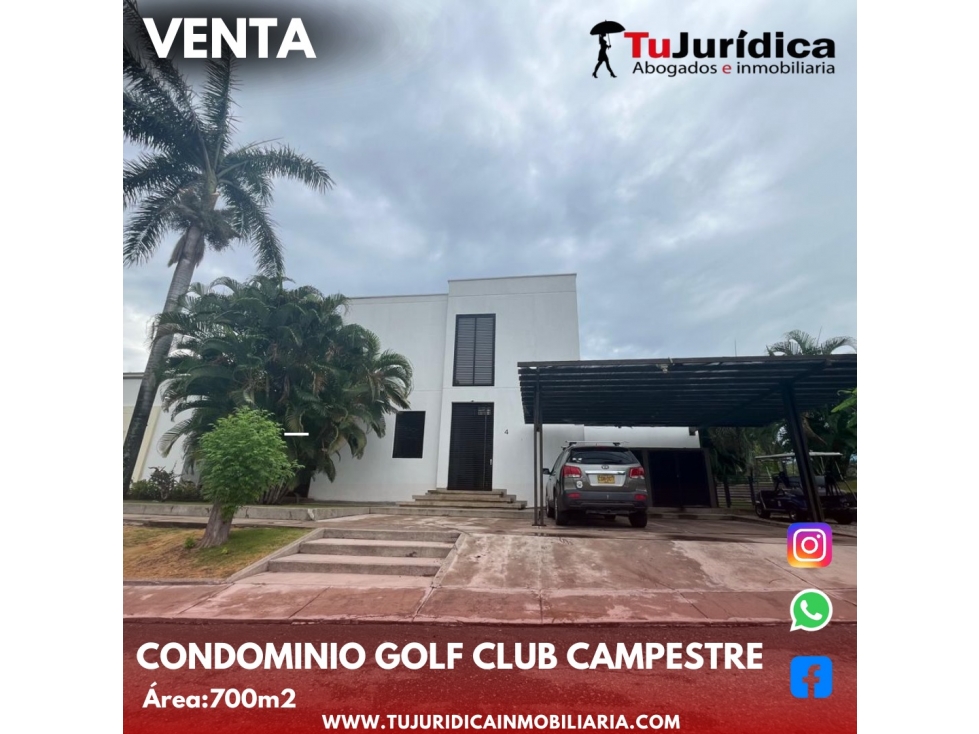SE VENDE CASA CAMPESTRE EN RIVERA (H) COND. GOLF CLUB CAMPESTRE - 1