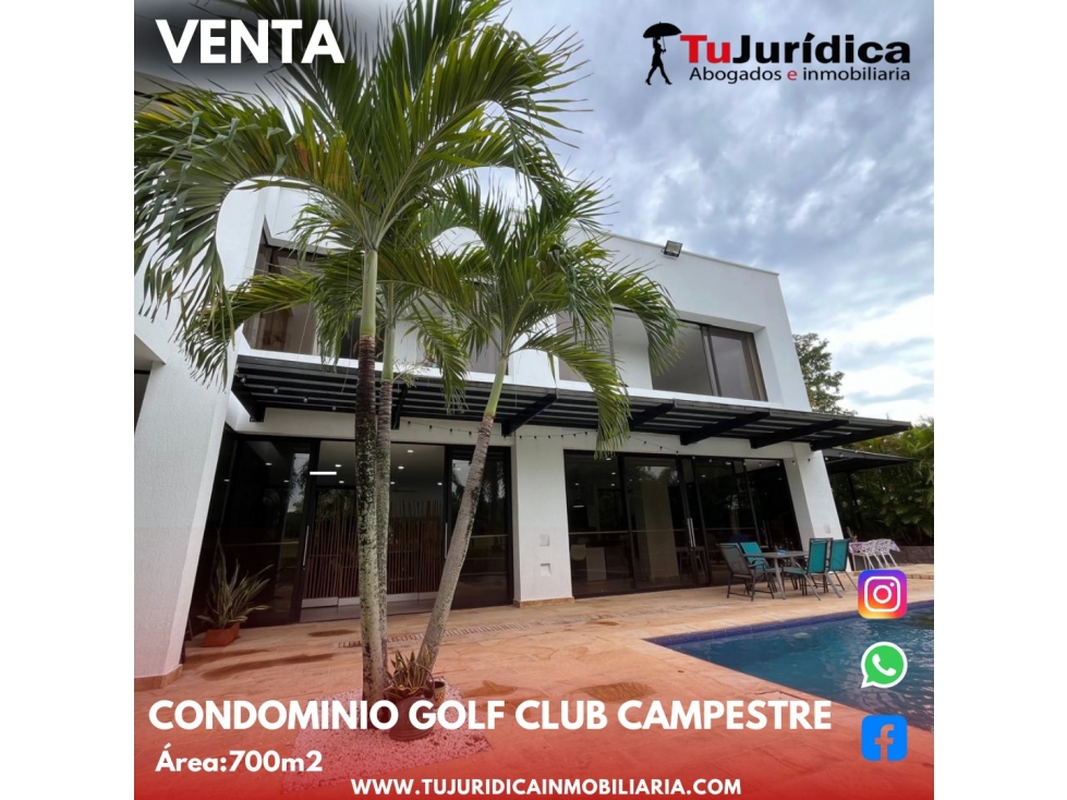 SE VENDE CASA CAMPESTRE EN RIVERA (H) COND. GOLF CLUB CAMPESTRE - 2