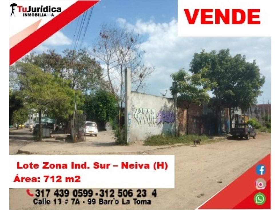SE VENDE ESPECTACULAR LOTE ZONA INDUSTRIAL SUR - NEIVA (HUILA-COL) - 4