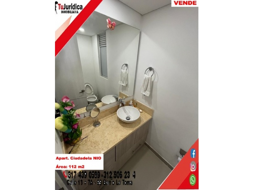 SE VENDE APARTAMENTO CIUDADELA NIO - NEIVA (HUILA-COL) - 4