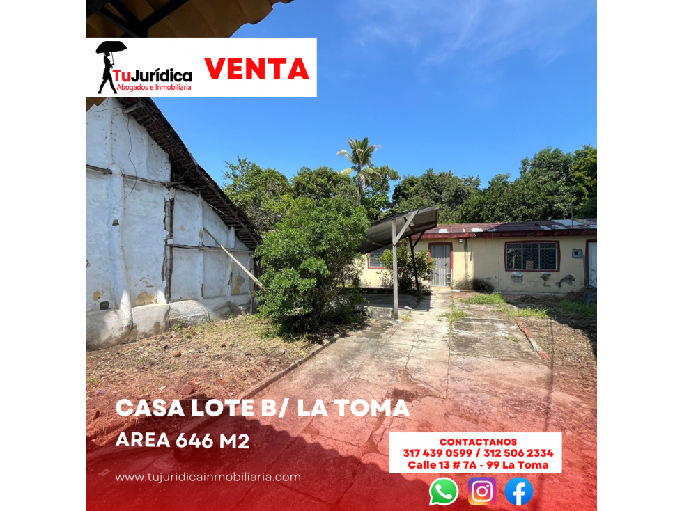 SE VENDE CASA LOTE B/ LA TOMA NEIVA (HUI-COL) — foto 4